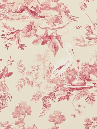 Lataa kuva Galleria-katseluun, Sanderson Tapet Aesop´S Fables Pink
