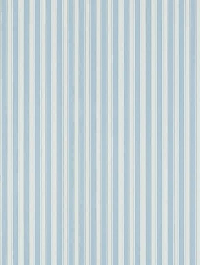 Ladda upp bild till gallerivisning, Sanderson Tapet New Tiger Stripe Blue/Ivory
