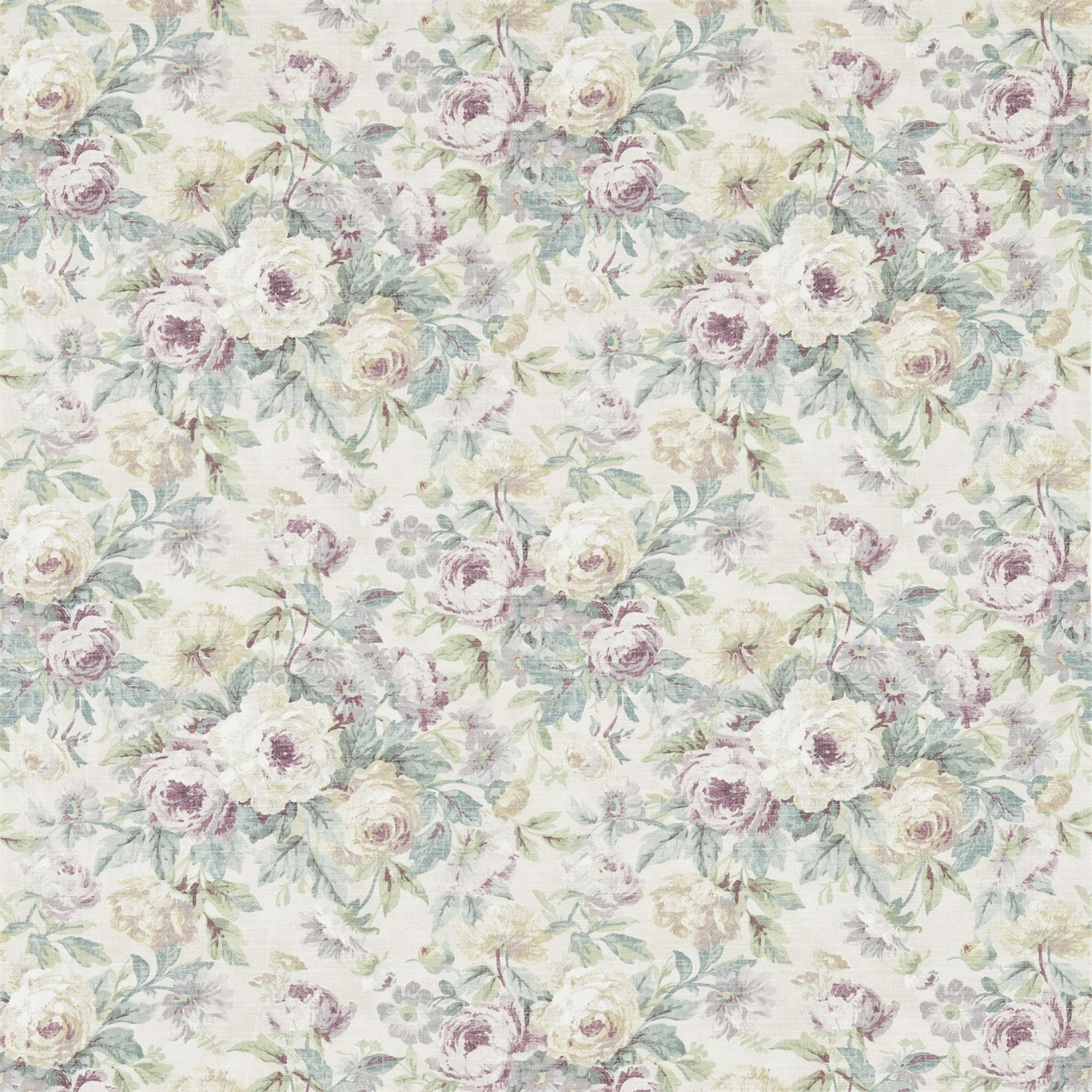 Sanderson Tyg Amelia Rose Vanilla Tuape