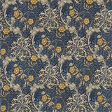 Morris and Co Tyg Morris Seaweed Ink Woad