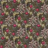 Morris and Co Tyg Morris Seaweed Ebony Poppy