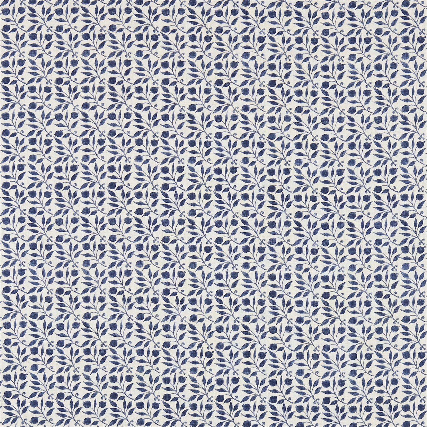 Morris and Co Tyg Rosehip Indigo