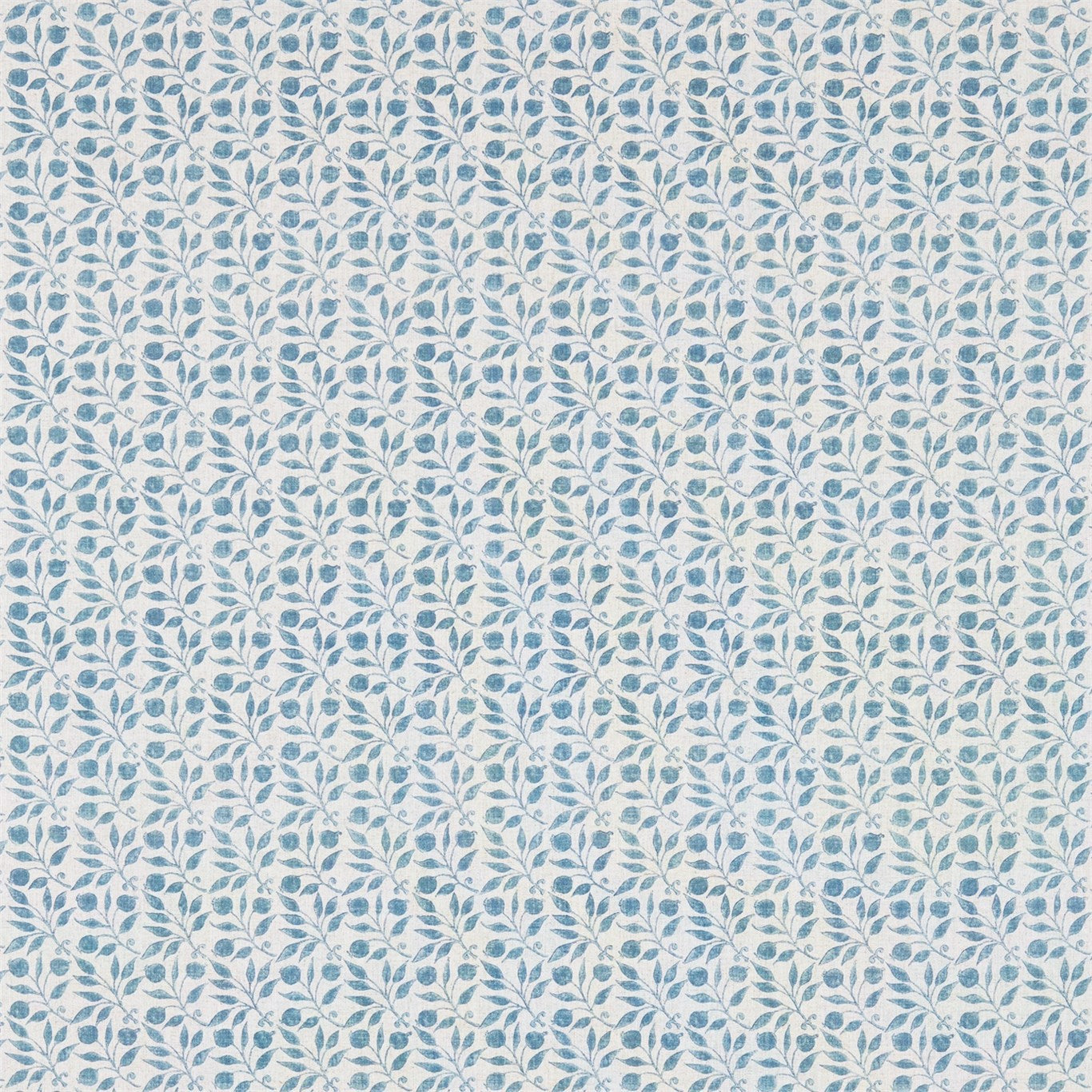 Morris and Co Tyg Rosehip Mineral Blue