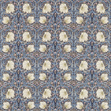Morris and Co Tyg Pimpernel Indigo Hemp
