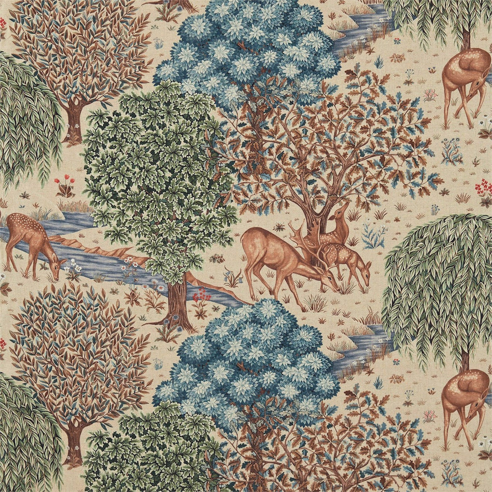 Morris and Co Tyg The Brook Tapestry Linen