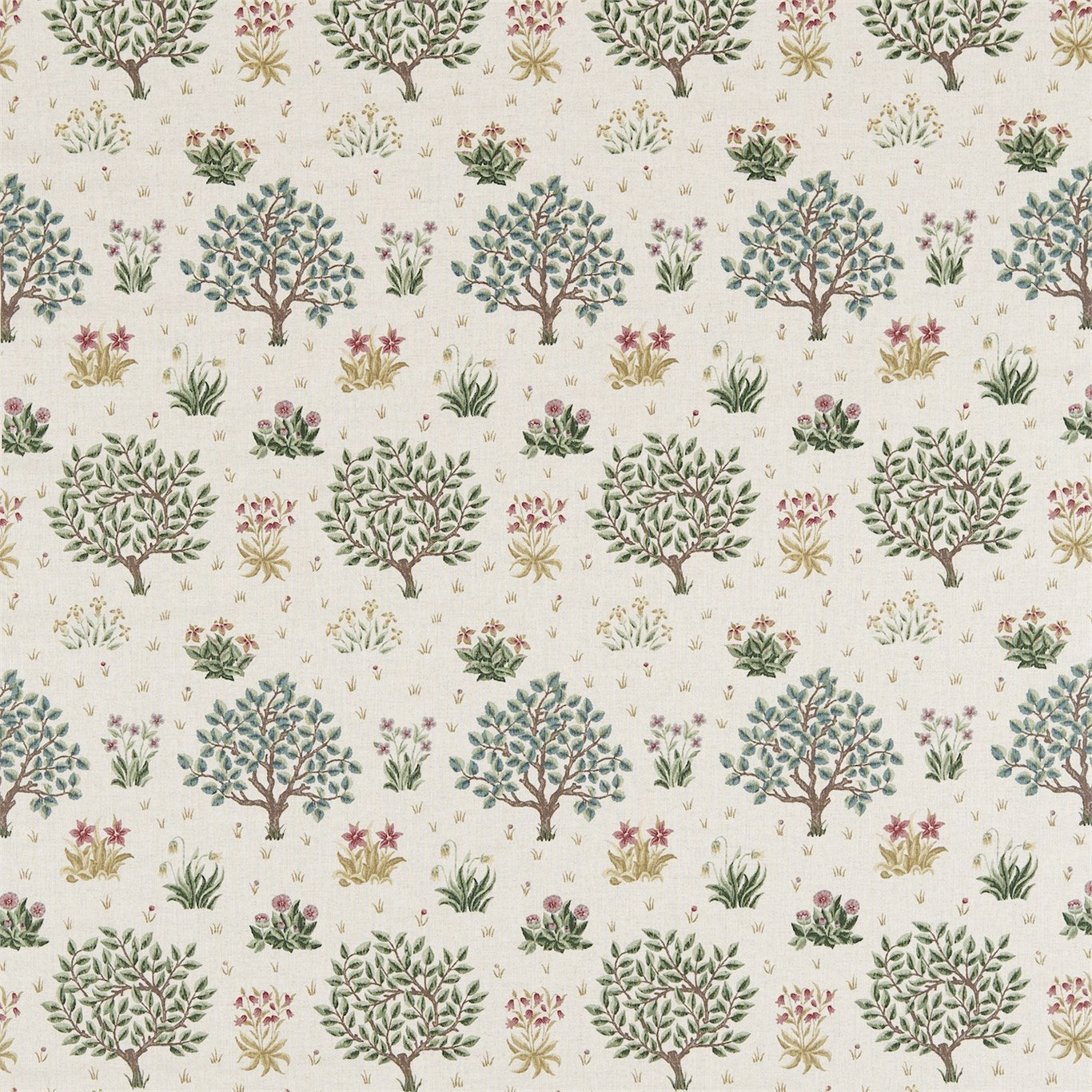 Morris and Co Tyg Orchard Bayleay Rose