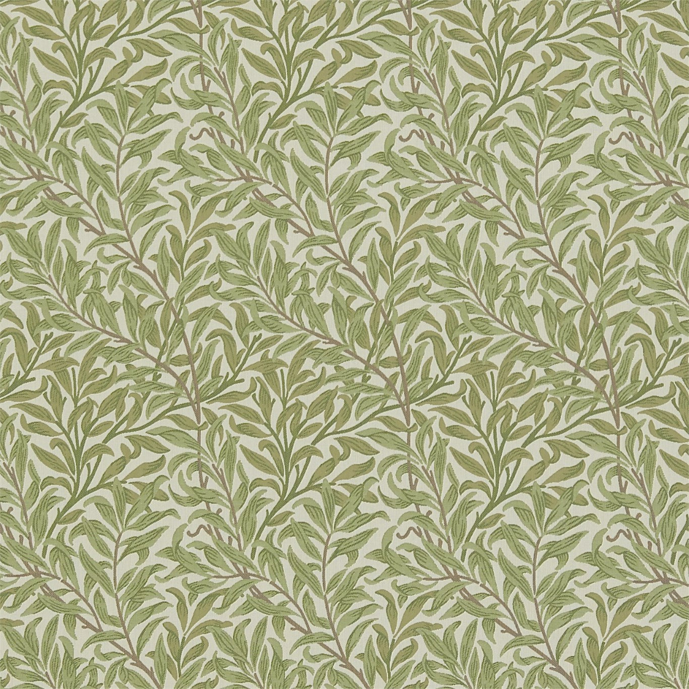 Morris and Co Tyg Willow Bough Artichoke Olive