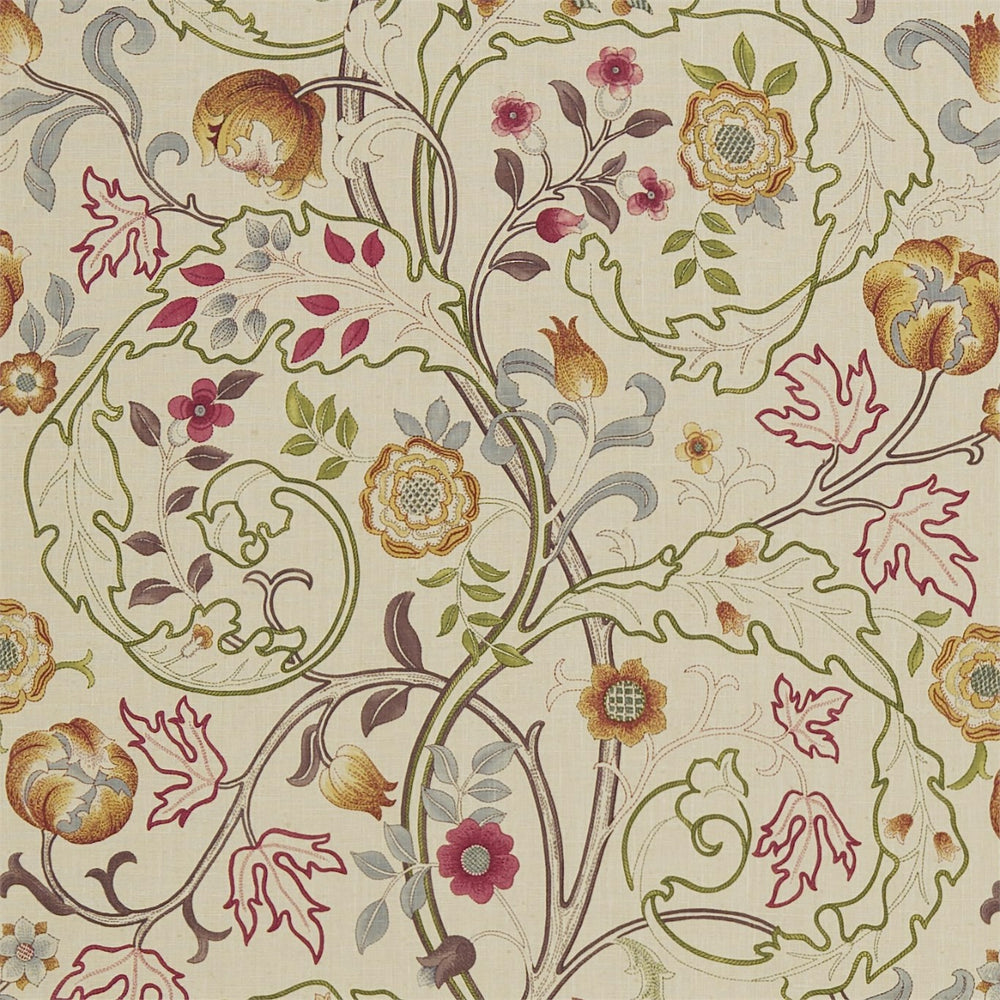 Morris and Co Tyg Mary Isobel Rose Slate