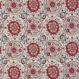 Sanderson Tyg Anthos Red Indigo