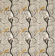 Sanderson Tyg Squirrel and Dove Linen Ivory