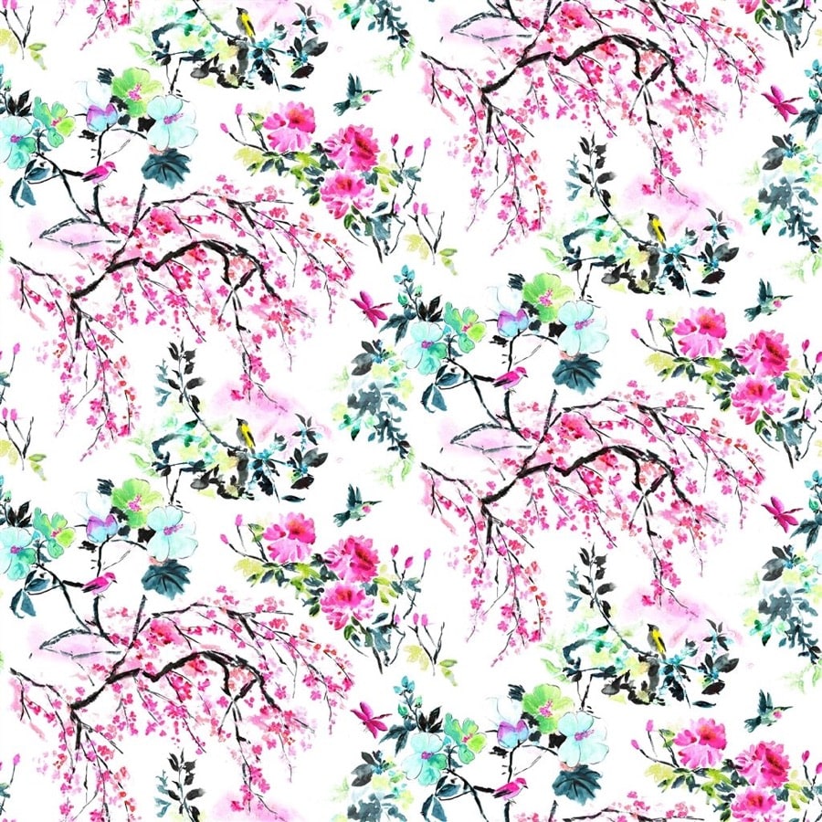 Designers Guild Tyg Chinoiserie Flower Outdoor Peony