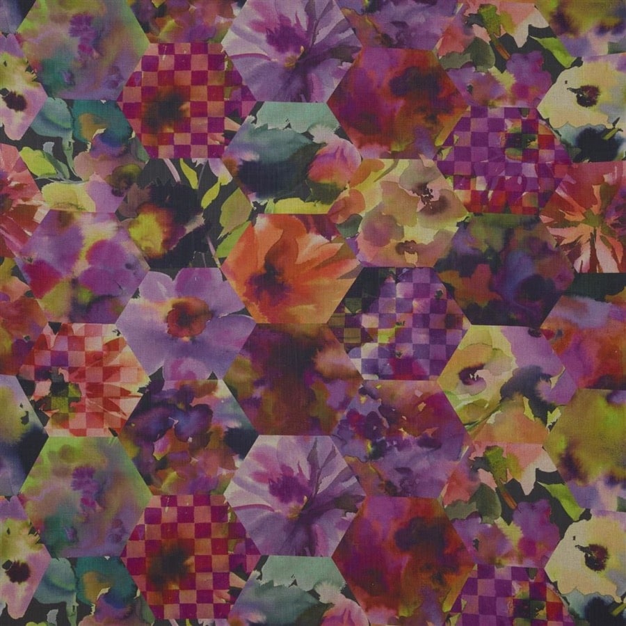 Ladda upp bild till gallerivisning, Designers Guild Tyg Kashmiri Magenta
