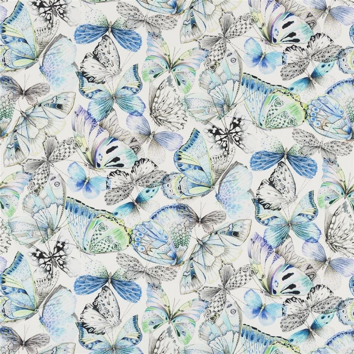 Designers Guild Tyg Papillons Cobalt