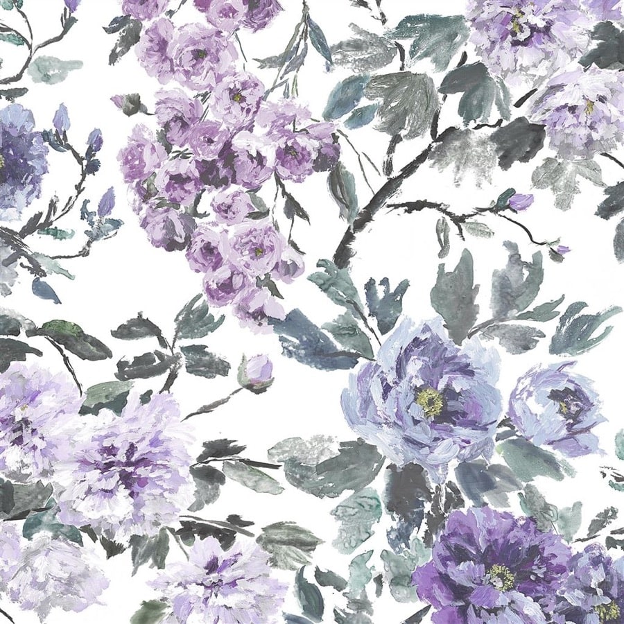 Lade das Bild in den Galerie-Viewer, Designers Guild Tyg Shanghai Garden Violet
