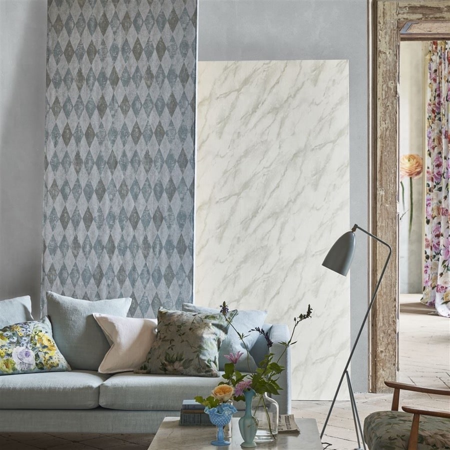 Designers Guild Tapet Arlecchino Sky