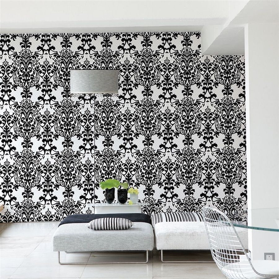 Designers Guild Tapet Eldridge Noir