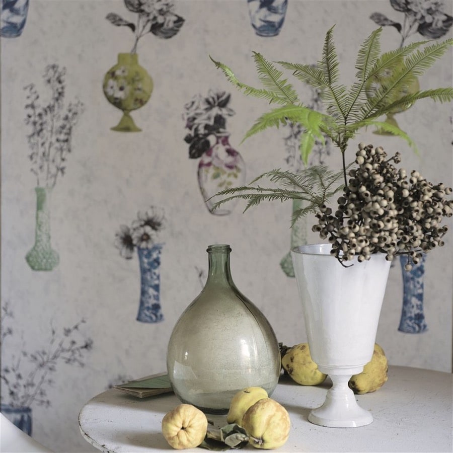 Designers Guild Tapet Celeste Porcelain