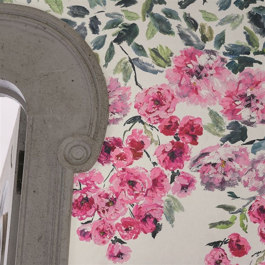 Designers Guild Tapet Trailing Rose Peony