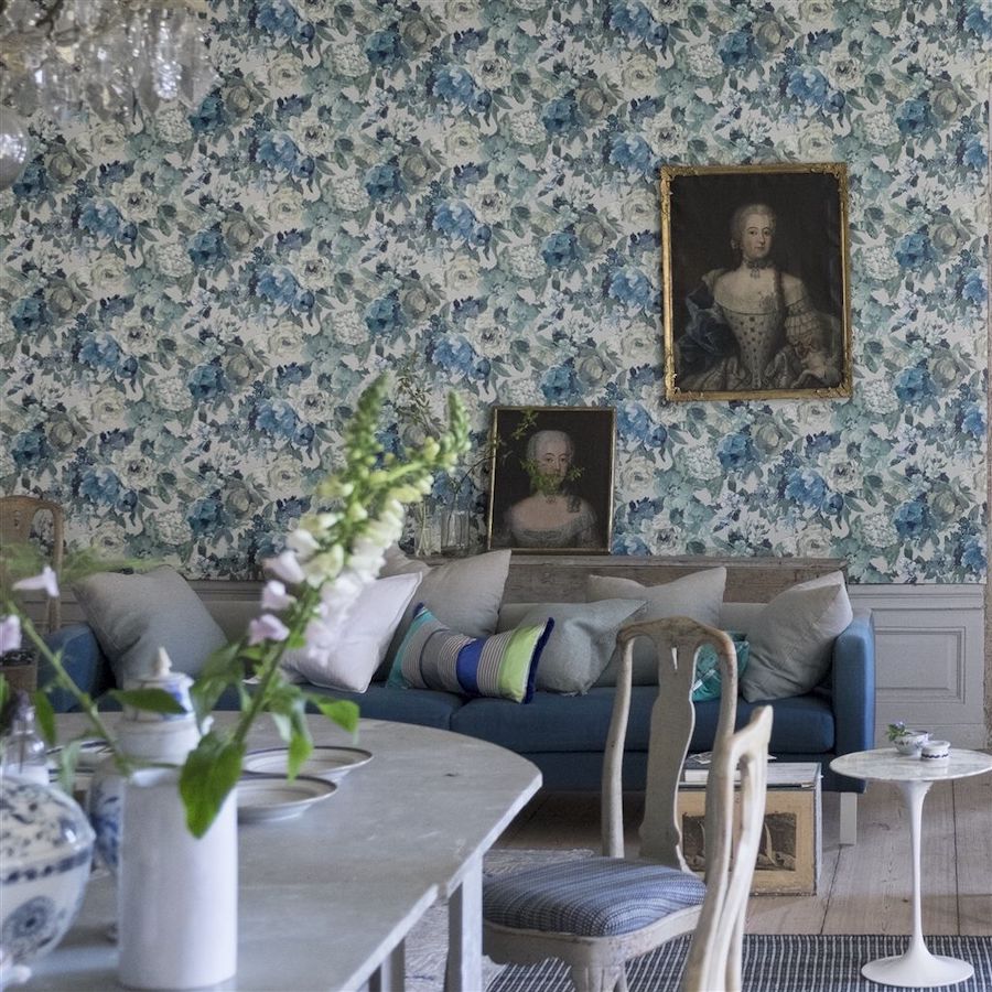 Designers Guild Tapet Roseto Slate
