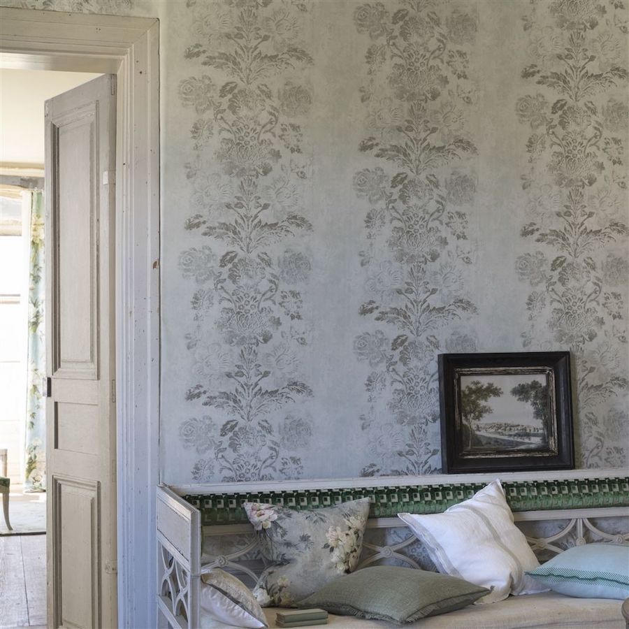 Designers Guild Tapet Damasco Slate