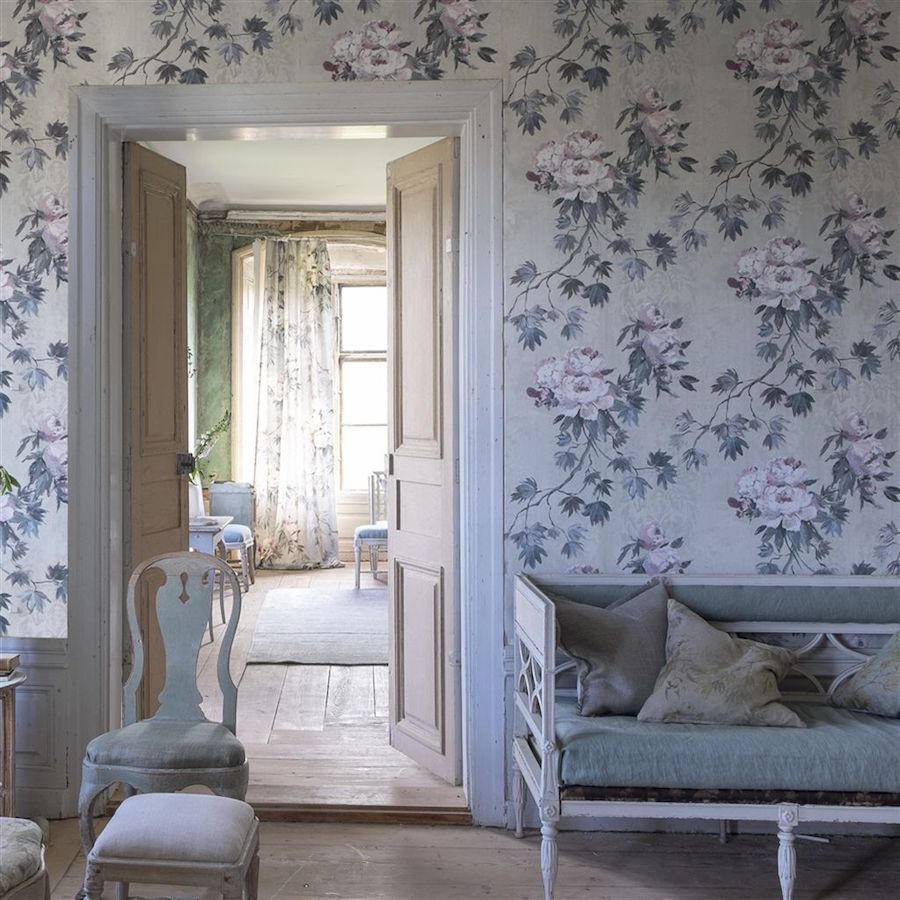 Designers Guild Tapet Floreale Zinc