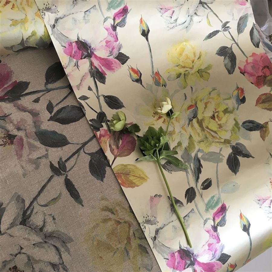 Designers Guild Tapet Couture Rose Tuberose