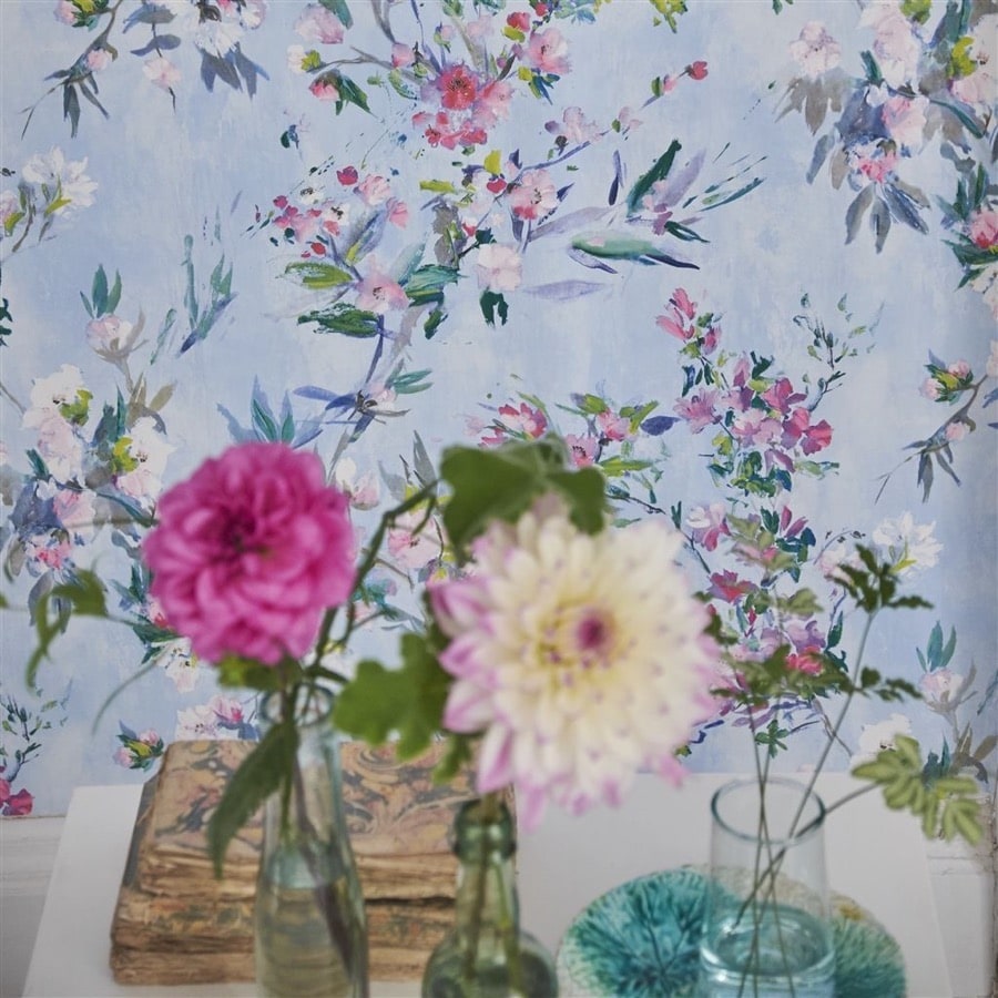 Designers Guild Tapet Faience Sky