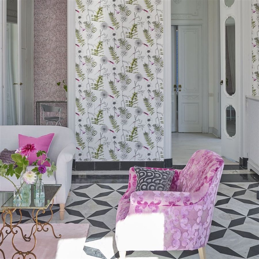 Designers Guild Tapet Acanthus Moss
