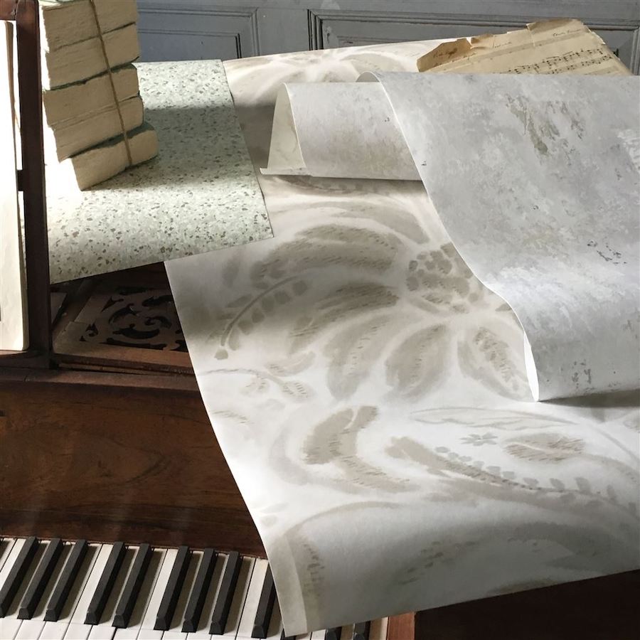 Designers Guild Tapet Angelique Damask Stone