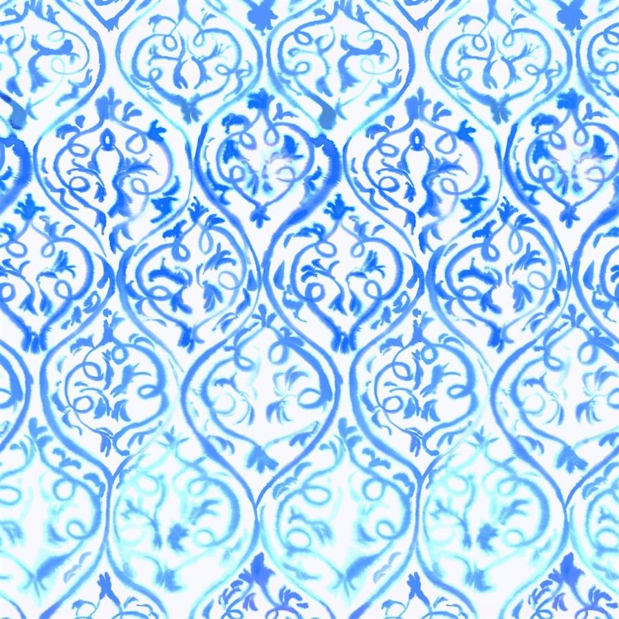 Designers Guild Tapet Arabesque Cobalt