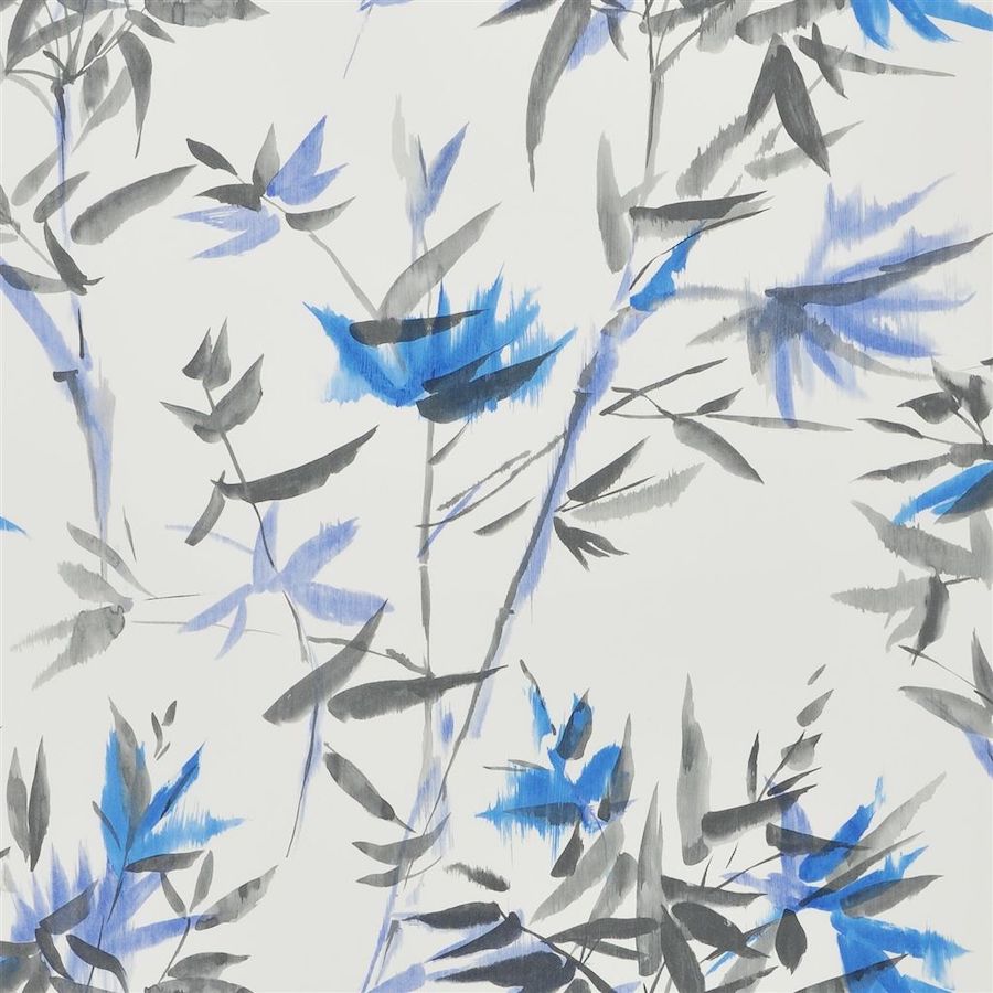 Designers Guild Tapet Bamboo Cobalt