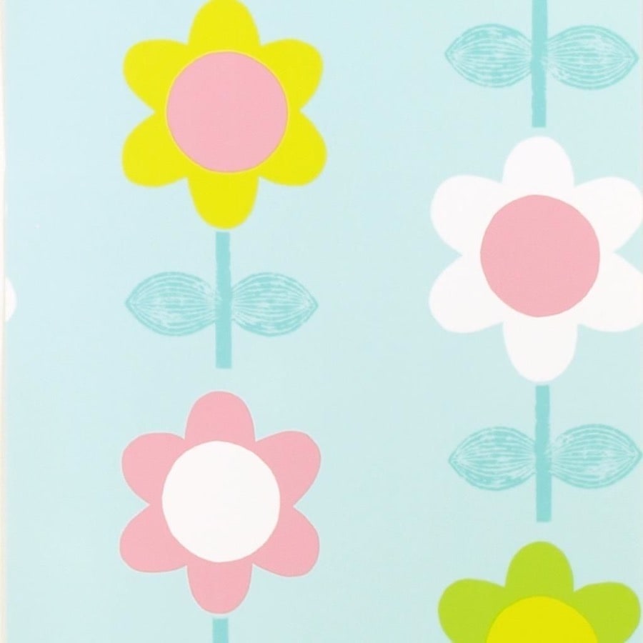 Designers Guild Tapet Floral Street Aqua