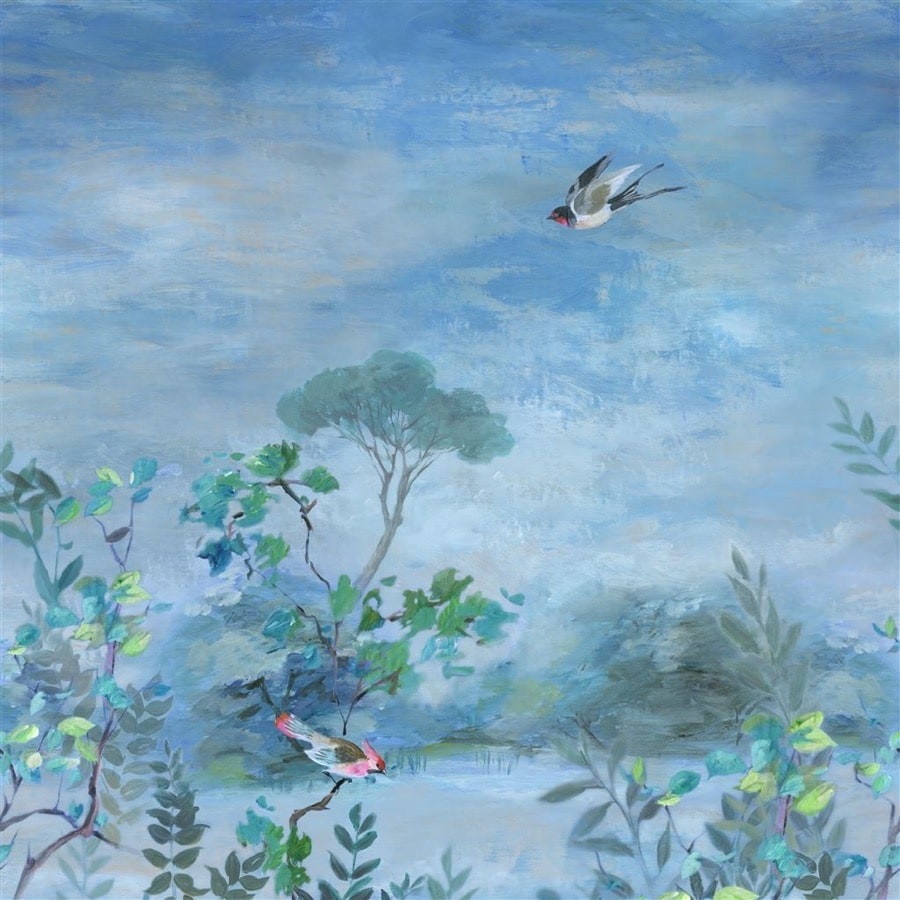 Designers Guild Tapet Giardino Segreto Scene 2 Delft