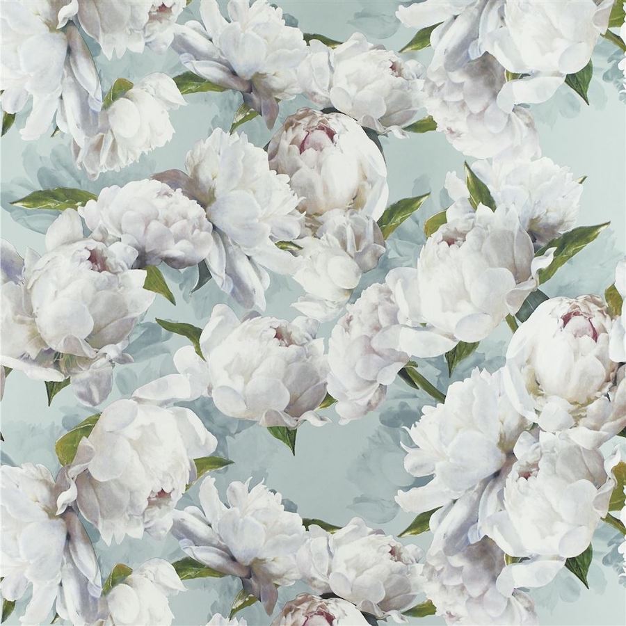 Ladda upp bild till gallerivisning, Designers Guild Tapet Peonia Zinc
