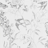 Designers Guild Tapet Sibylla Garden Black and White