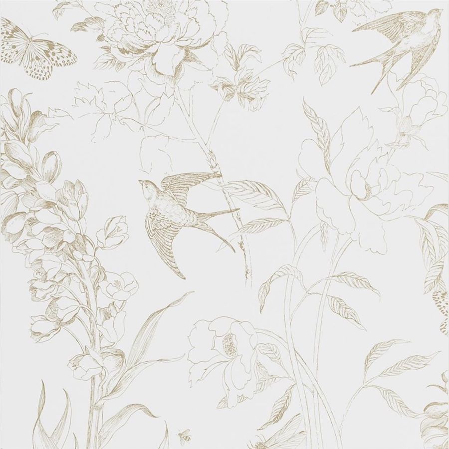 Designers Guild Tapet Sibylla Garden Gold