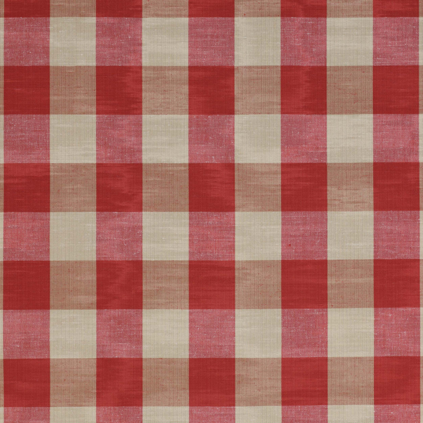Colefax and Fowler Tyg Eaton Check Red