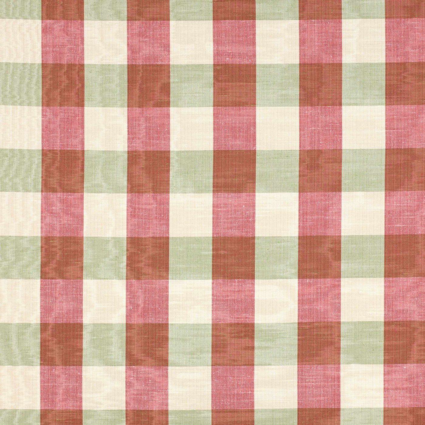 Colefax and Fowler Tyg Eaton Check Red Green