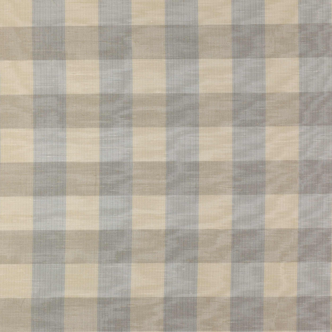 Colefax and Fowler Tyg Eaton Check Silver Blue