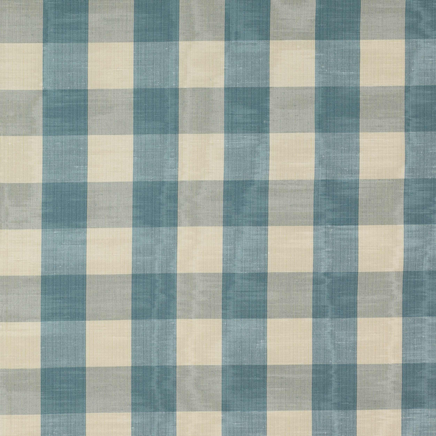 Colefax and Fowler Tyg Eaton Check Turquoise