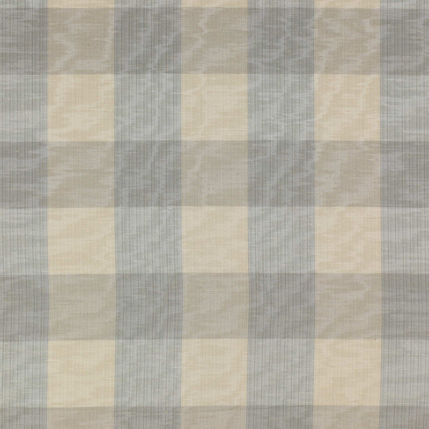 Colefax and Fowler Tyg Ebury Check Silver Blue