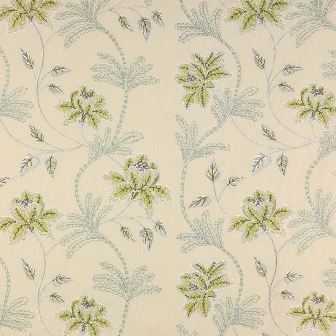 Colefax and Fowler Tyg Elina Linen Leaf