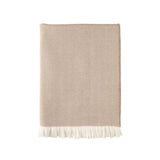 Johnstons Of Elgin Pläd Herringbone Merino Almond