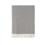 Johnstons Of Elgin Pläd Herringbone Merino Flint