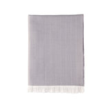 Johnstons Of Elgin Pläd Herringbone Merino Mauve Taupe