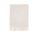 Johnstons Of Elgin Pläd Herringbone Merino Silver Birch