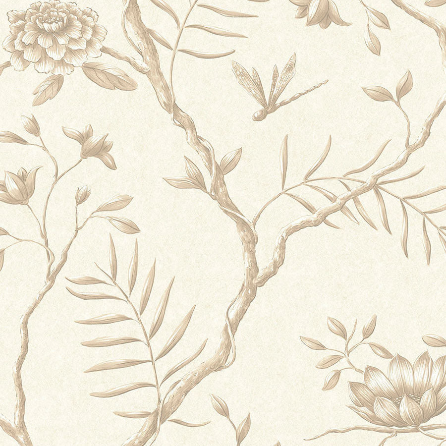 Lewis and Wood Tapet Jasper Peony Mocha