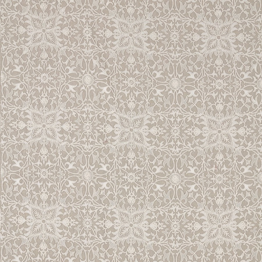 Ladda upp bild till gallerivisning, Morris and Co Tyg Pure Net Ceiling Embroidery Flax
