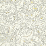 Morris and Co Tyg Pure Bachelors Button Print Horned Poppy Grey