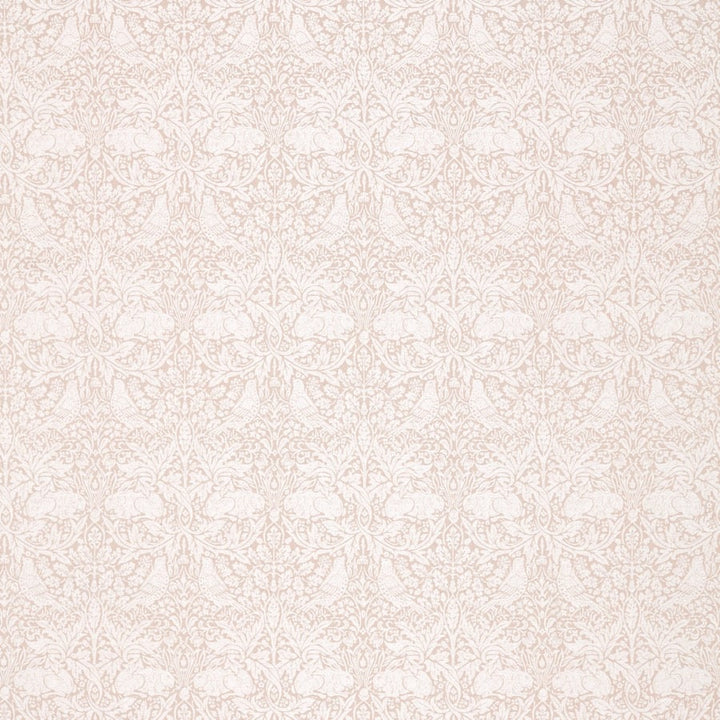 Morris and Co Tyg Pure Brer Rabbit Weave Faded Sea Pink